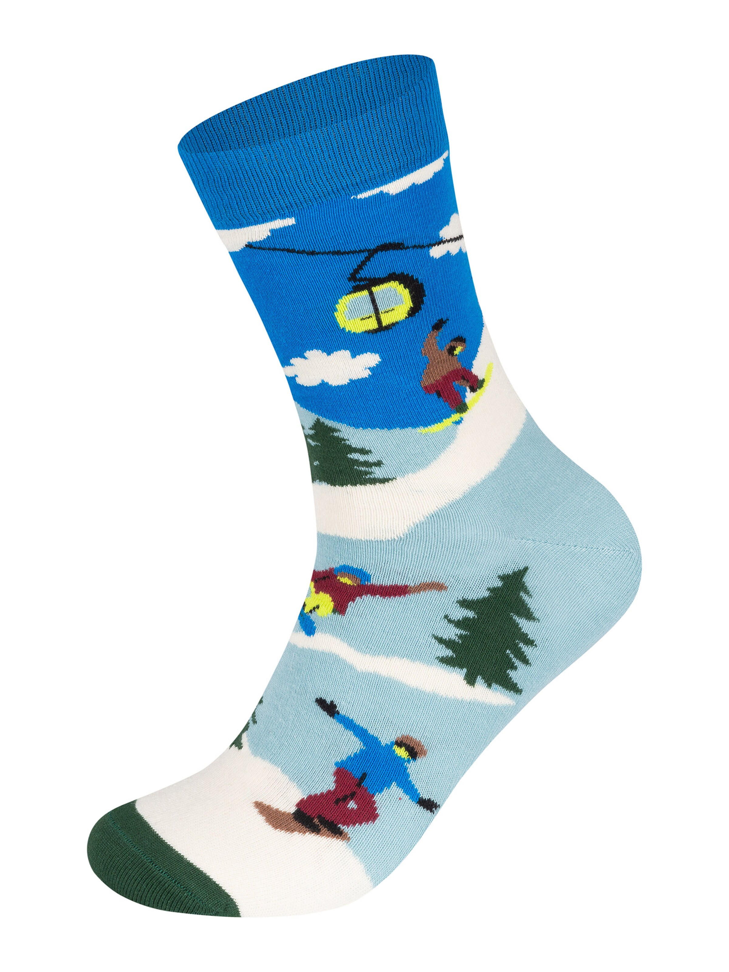 Happy Socks Sokken 'Wintersport' in Blauw