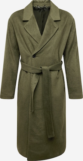 Demisezoninis paltas iš TOPMAN, spalva – rusvai žalia, Prekių apžvalga