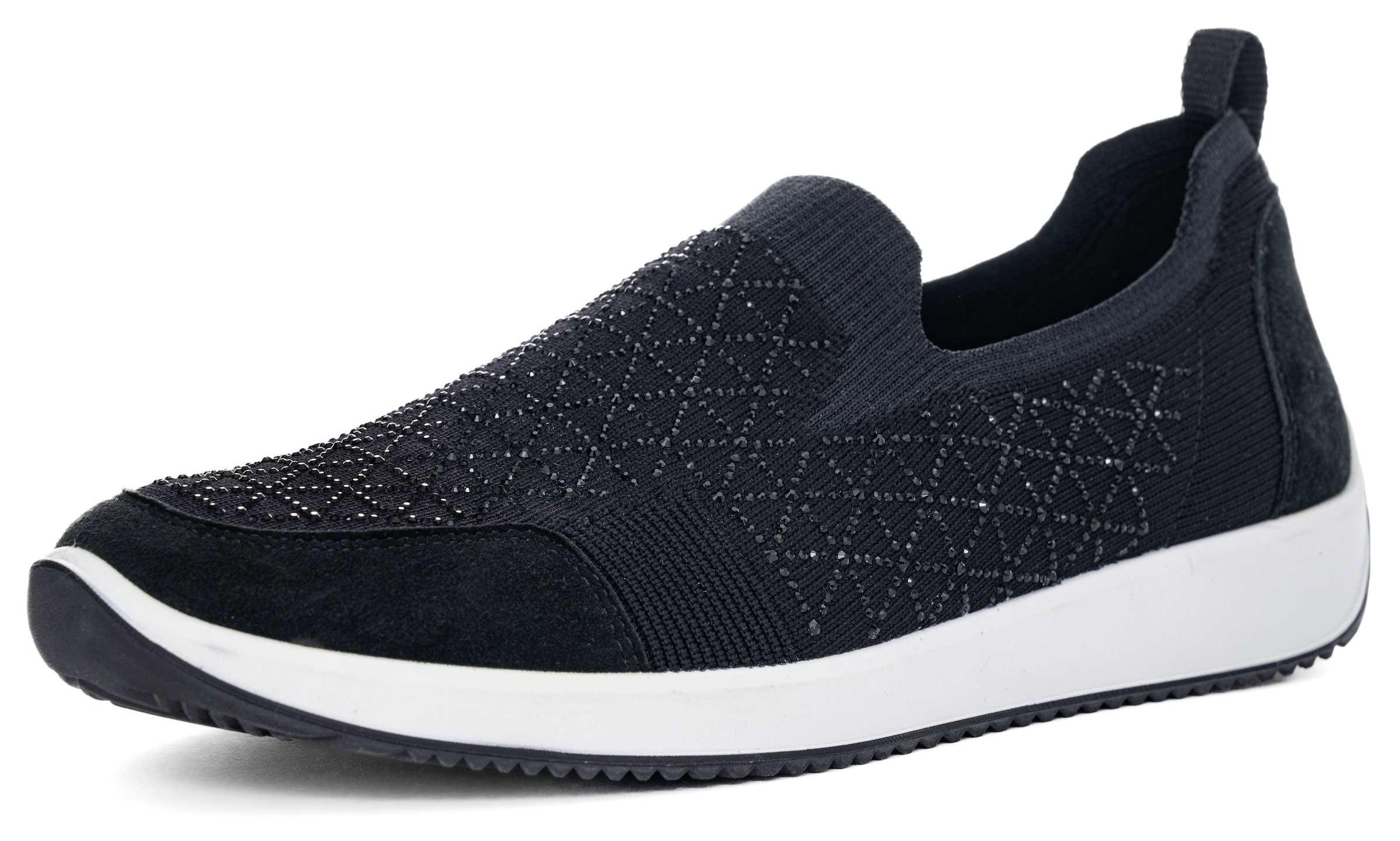 ARA Slip-on in Black: front