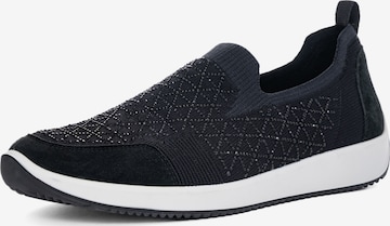 ARA Slip On in Schwarz: Vorderseite