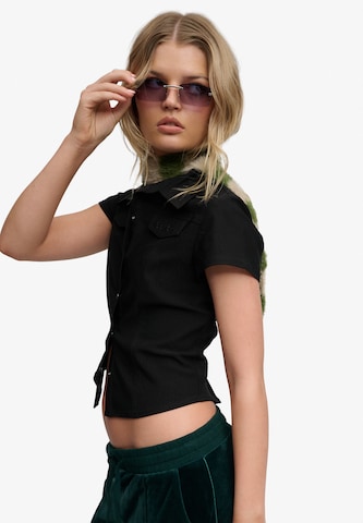 Chemisier 'Bench X Superdry & Co' BENCH en noir
