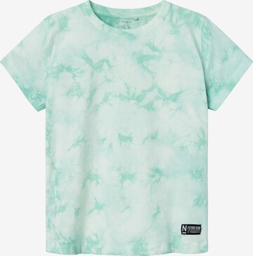 T-Shirt 'JAPPIT' NAME IT en vert : devant