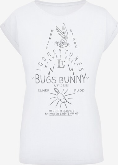 Maglietta 'Looney Tunes Bugs Bunny A Wild Hare' F4NT4STIC di colore nero / bianco, Visualizzazione prodotti