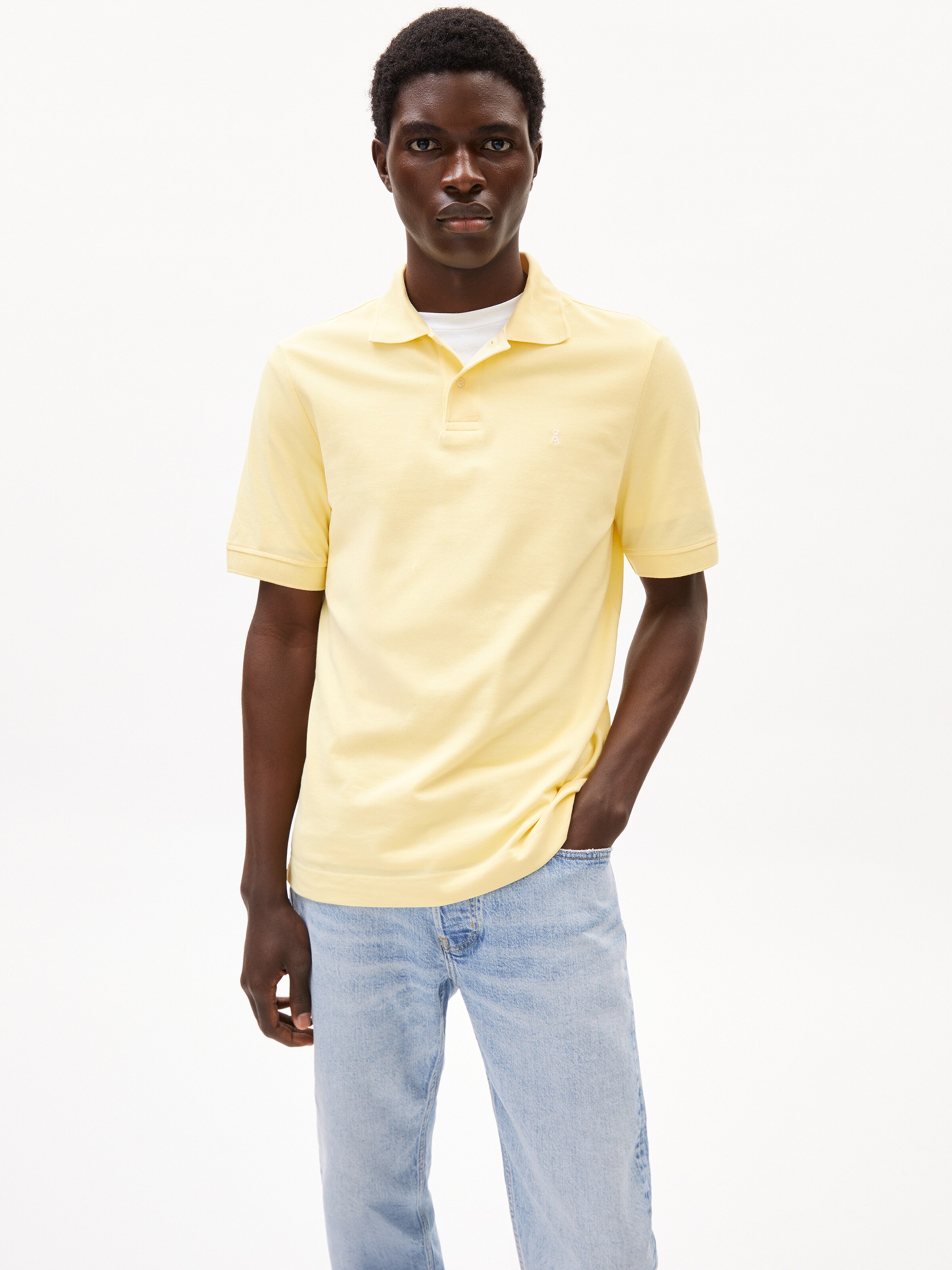 ARMEDANGELS Shirt in Yellow: front