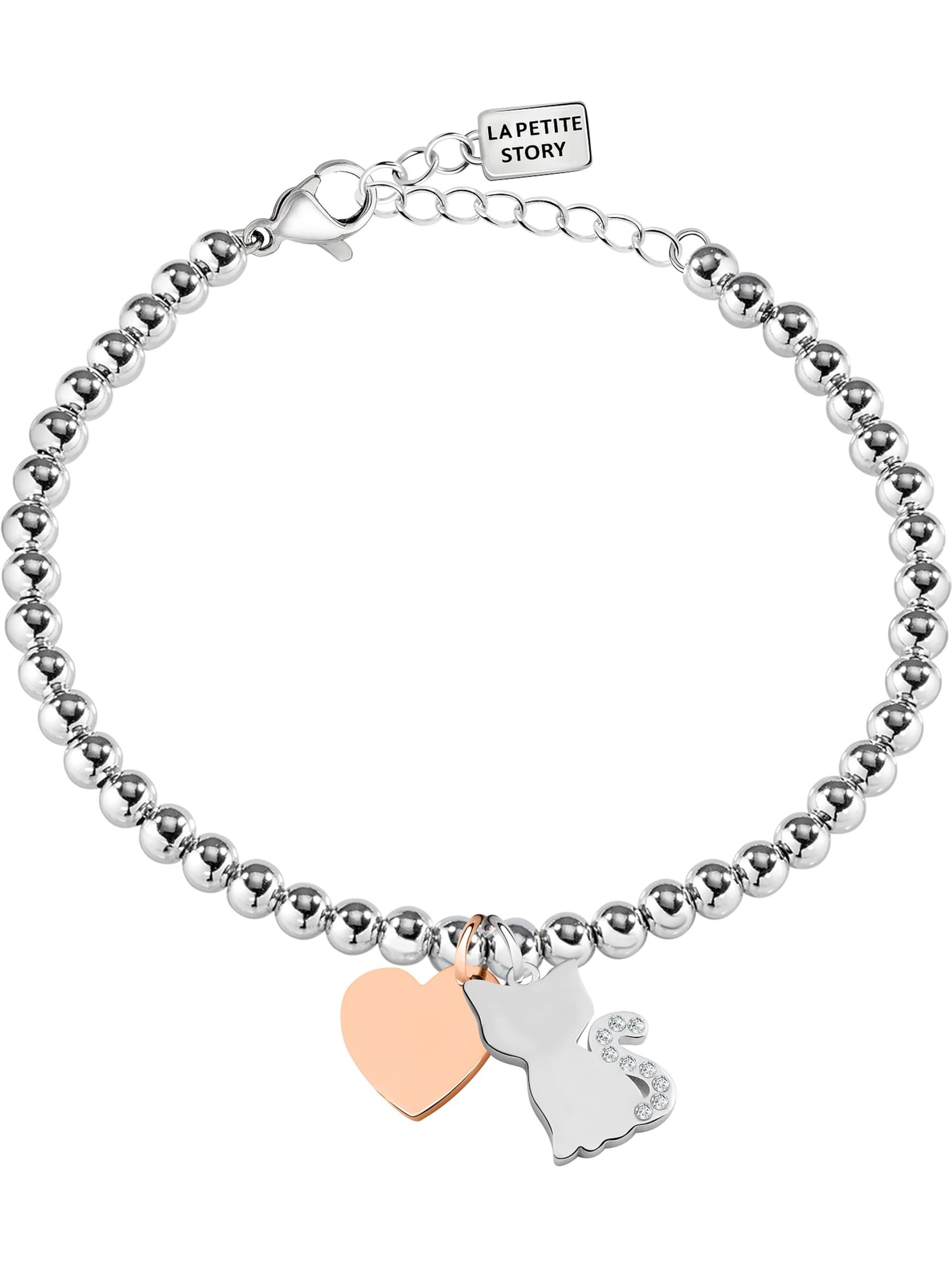 La Petite Story Bracelet in Silver: front