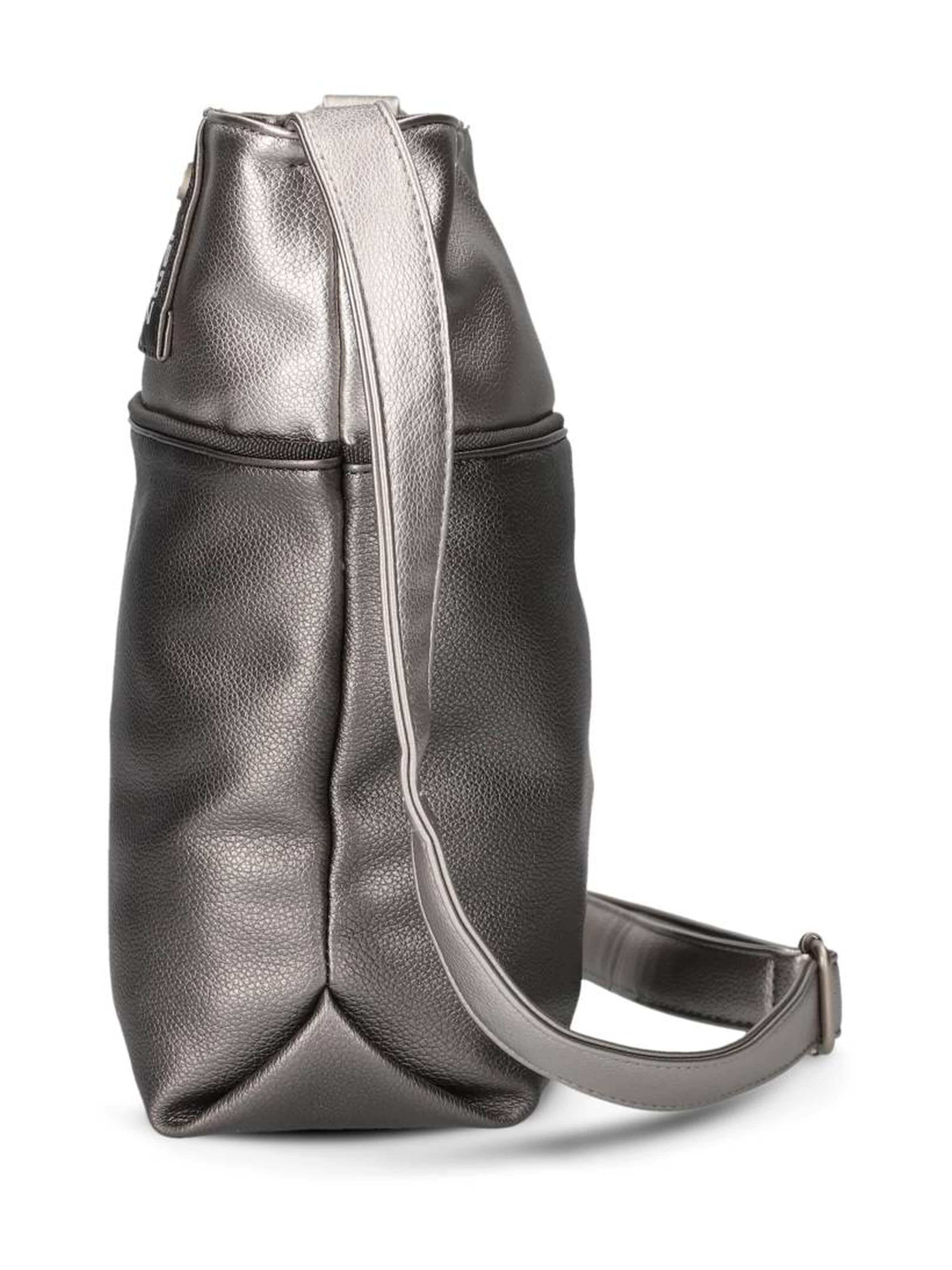 ZWEI Handbag 'JANA J10' in Silver