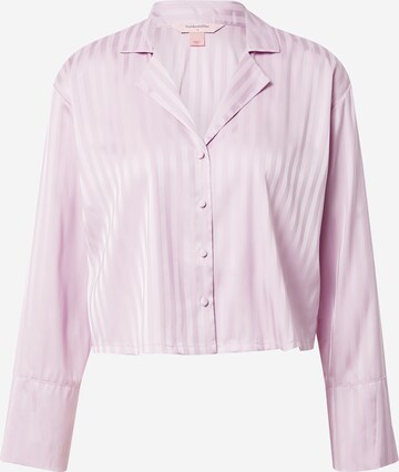 Chemise de nuit Hunkemöller en violet : devant