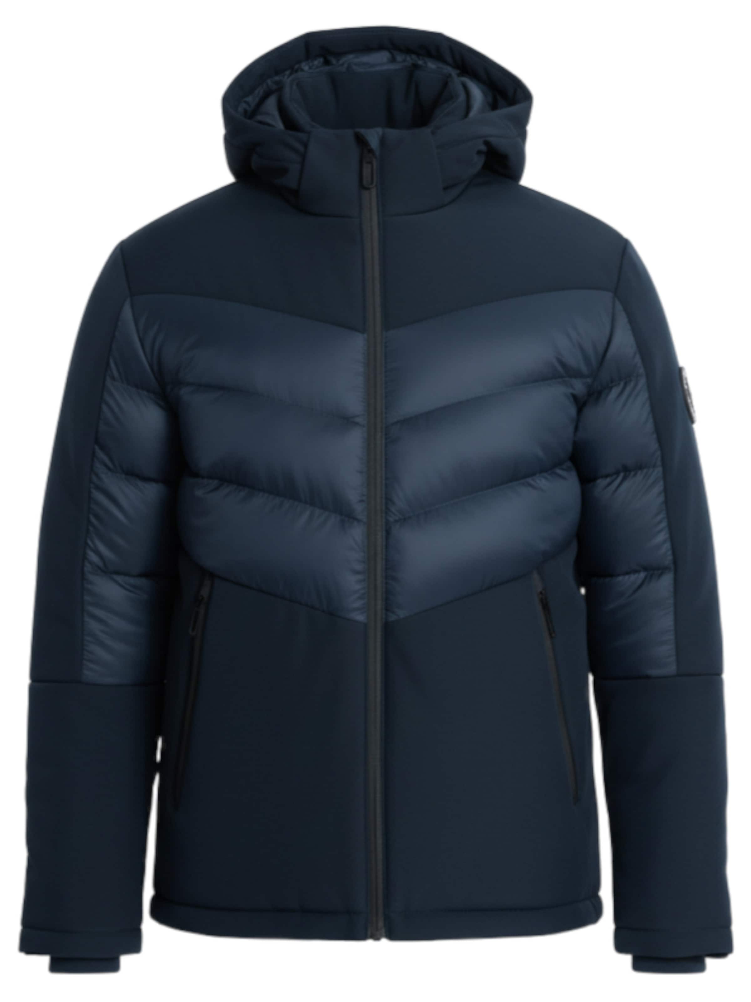 Ombre Weatherproof jacket in Blue: front