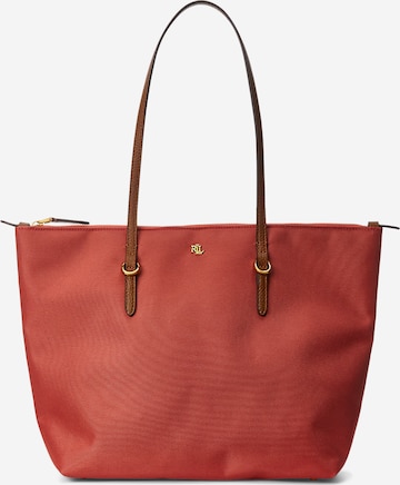 Lauren Ralph Lauren Shopper táska 'Keaton' - narancs: elől