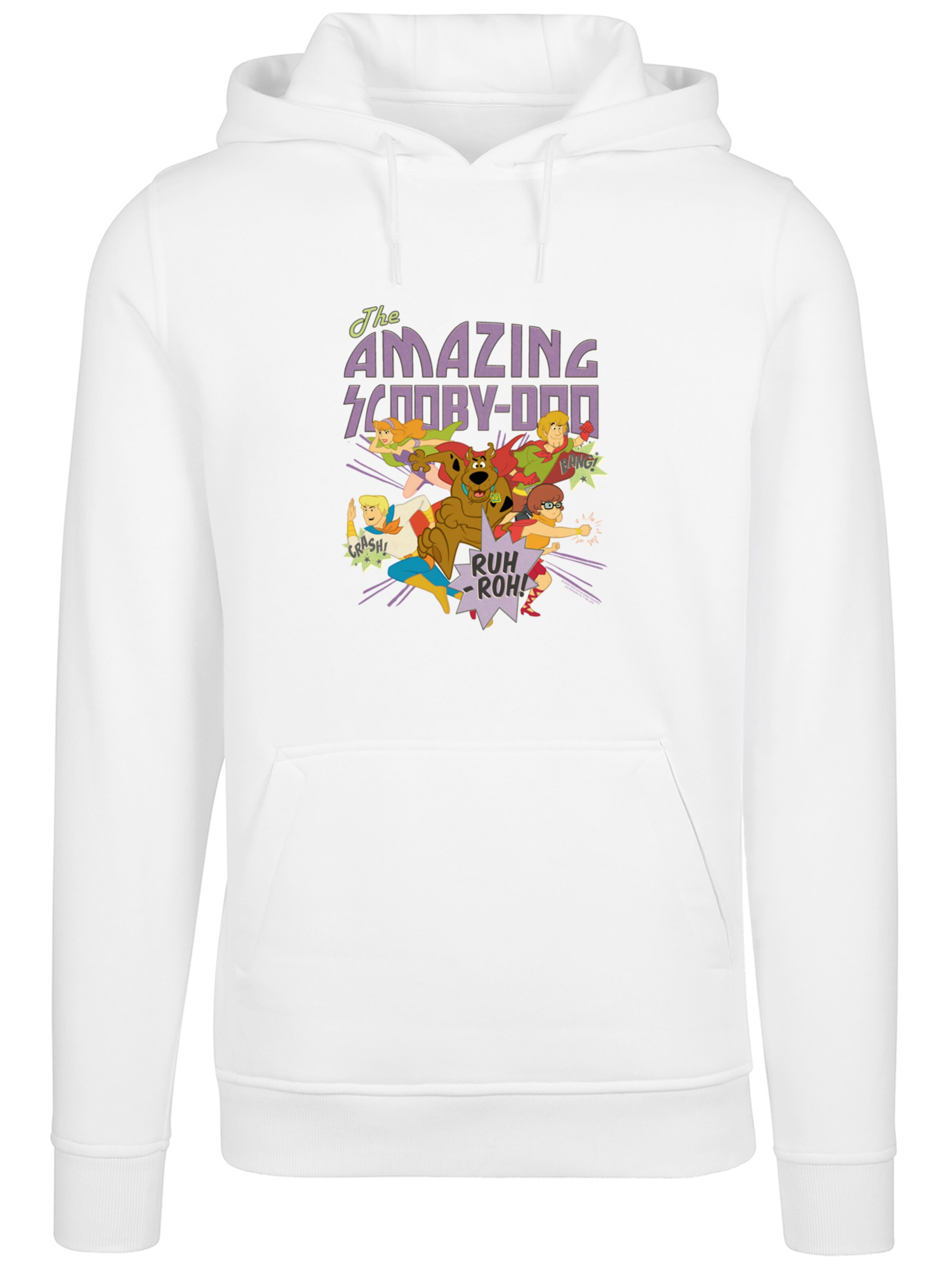 F4NT4STIC Sweatshirt in Wit: voorkant