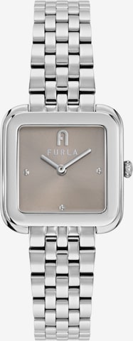 FURLA Analoog horloge ' DIAMANTE ' in Zilver: voorkant