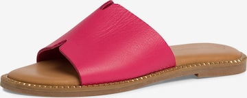 Tamaris Pantolette in Pink: Vorderseite