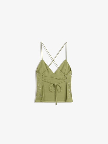 Bershka Top in Green