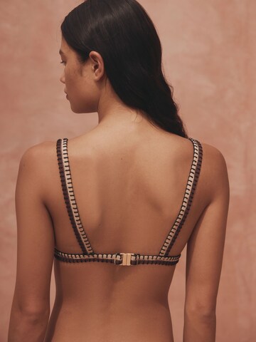 Next Triangle Bikini top in Beige