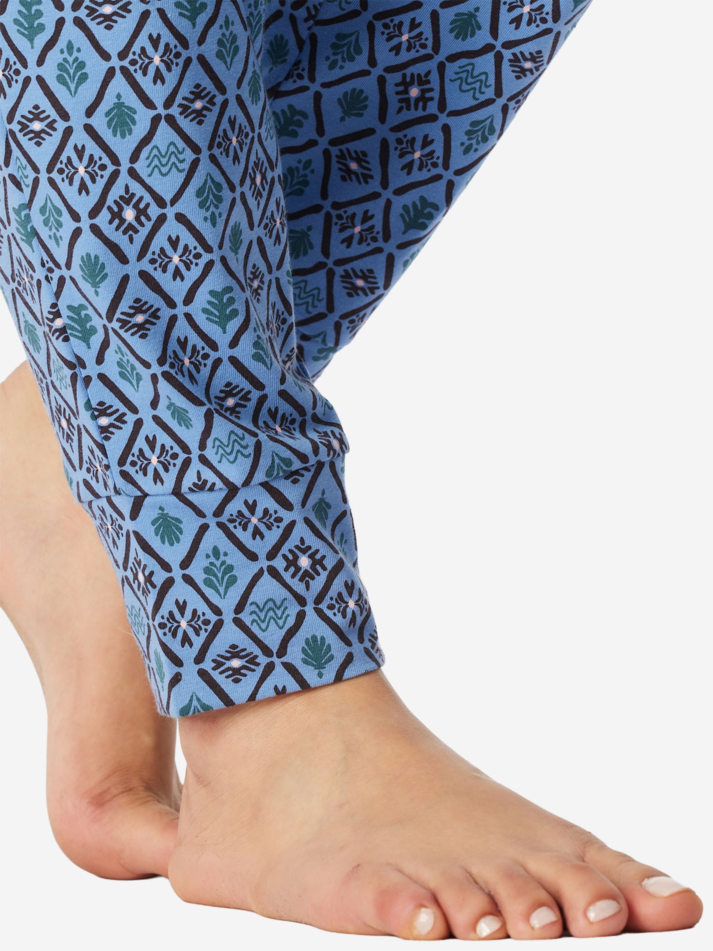 SCHIESSER - Pantalón de pijama 'Mix Relax' en azul