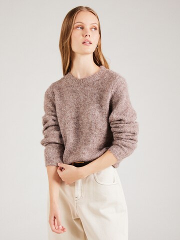VERO MODA Sweater 'VMNovah' in Brown: front