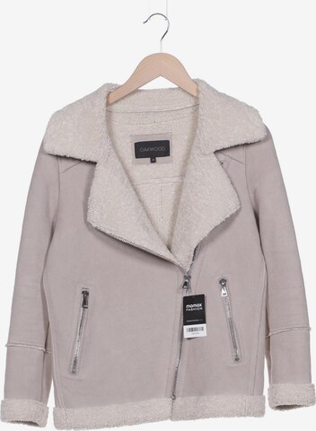 OAKWOOD Jacket & Coat in XS in Beige: front