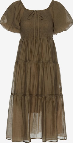 usha FESTIVAL - Vestido en marrón: frente