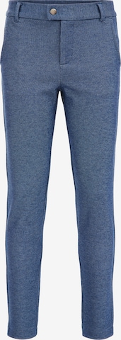 Pantalon WE Fashion en bleu : devant