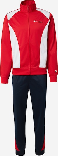 Treniruočių kostiumas iš Champion Authentic Athletic Apparel, spalva – tamsiai mėlyna / raudona / balta, Prekių apžvalga