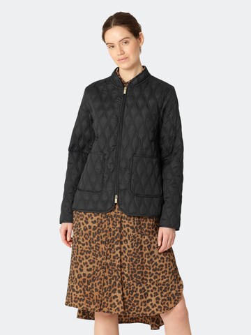 ILSE JACOBSEN Between-season jacket 'AROS06' in Black: front