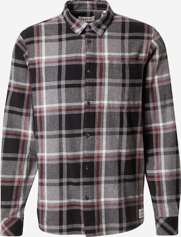 !Solid Regular Fit Hemd 'Craig' in Grau: Vorderseite