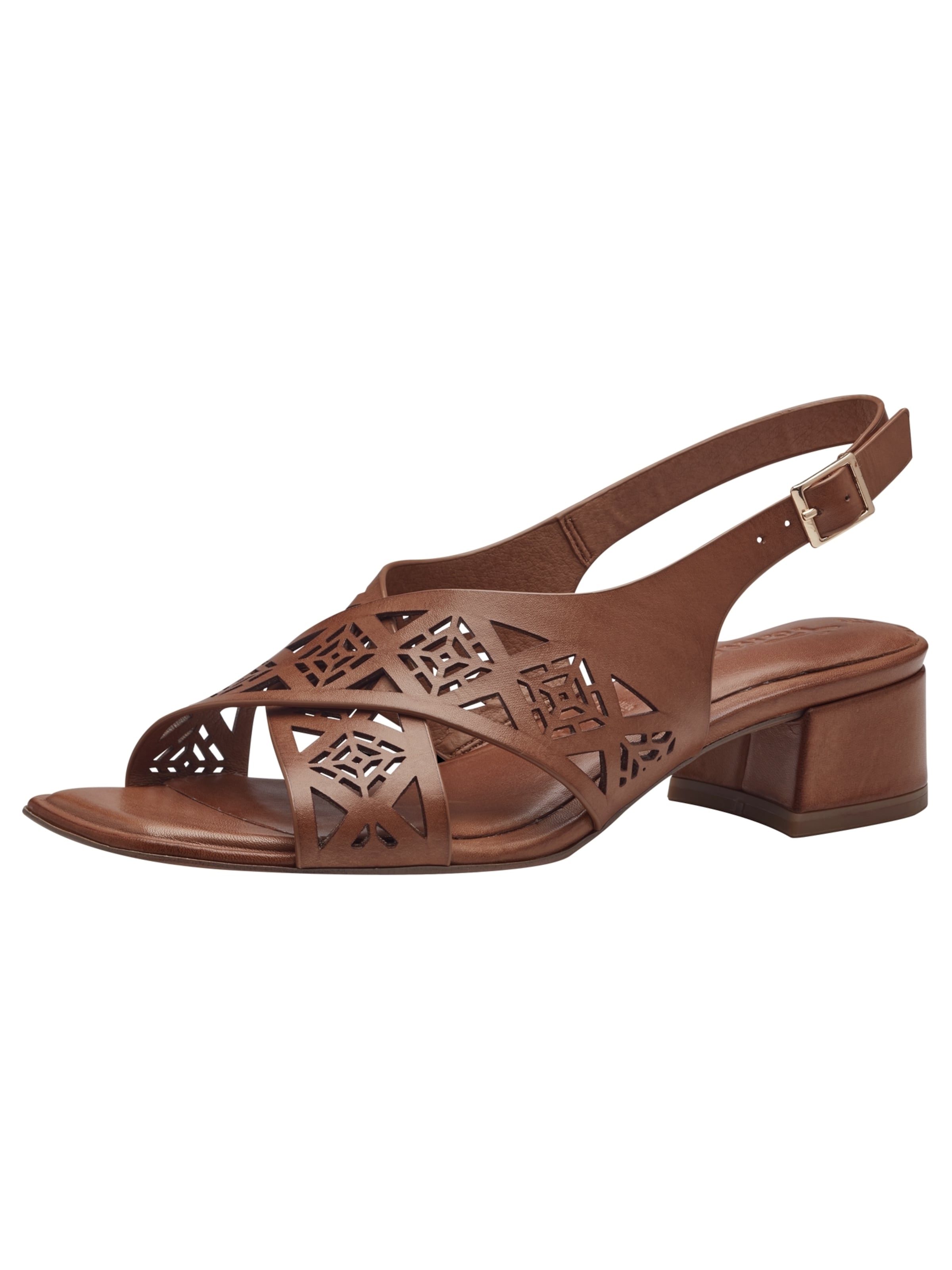 Sandales Tamaris en marron : devant