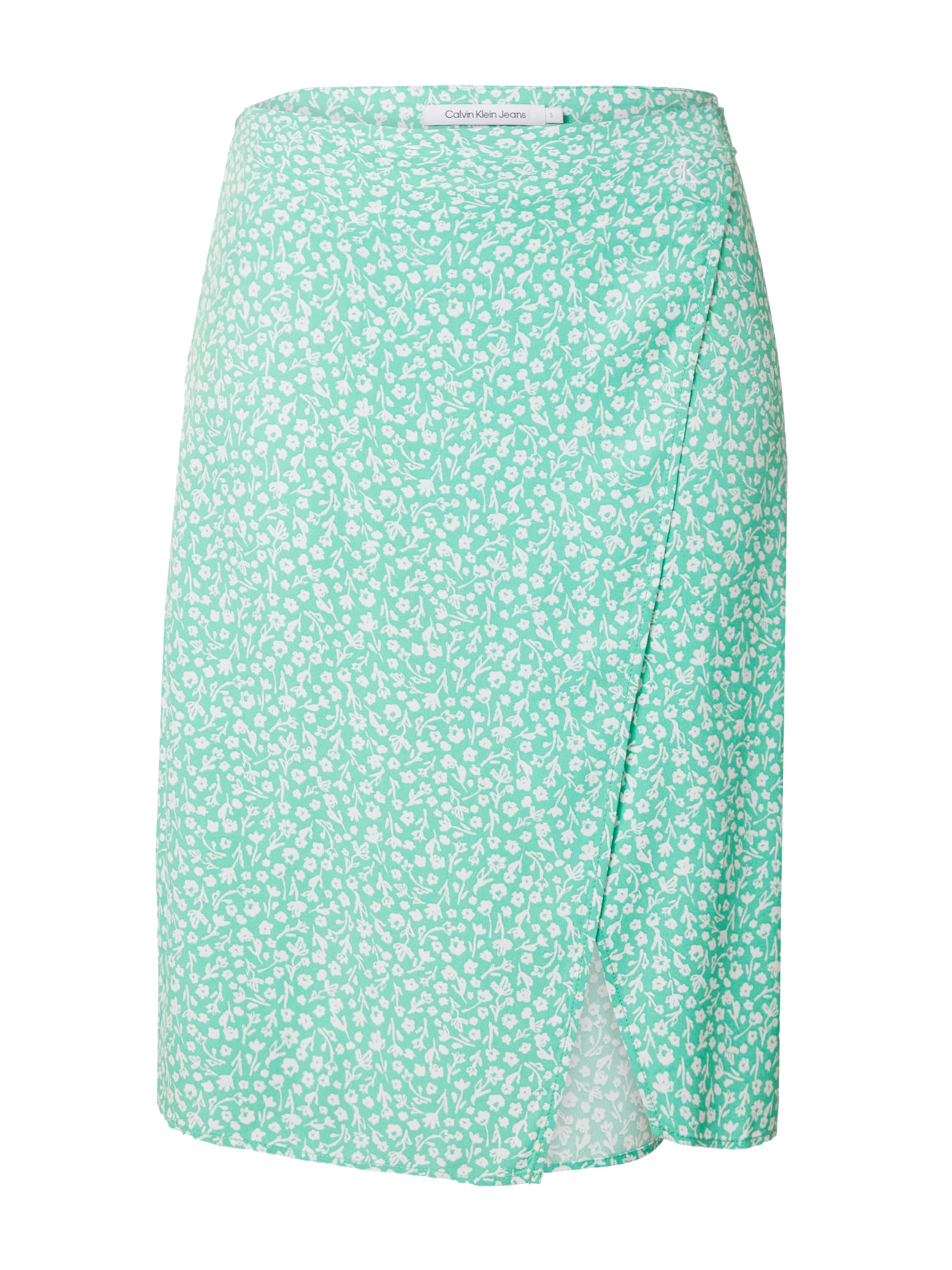 žalia Calvin Klein Jeans Sijonas: priekis