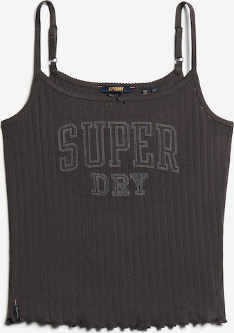 Superdry Toppi värissä harmaa: etupuoli