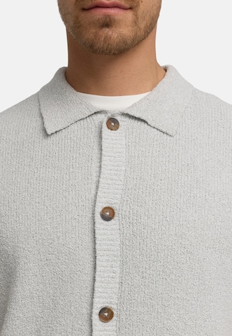 INDICODE JEANS Knit cardigan 'Daxmark' in Grey