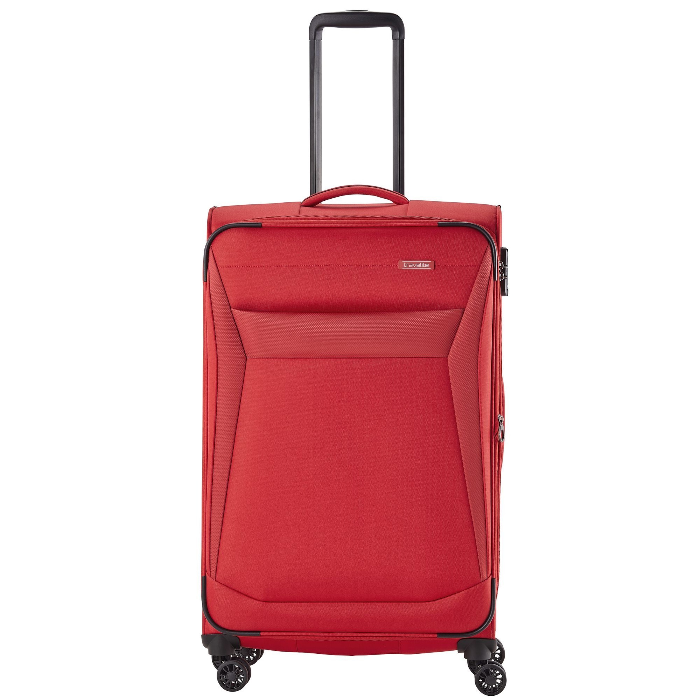 Trolley 'Chios' di TRAVELITE in rosso: frontale