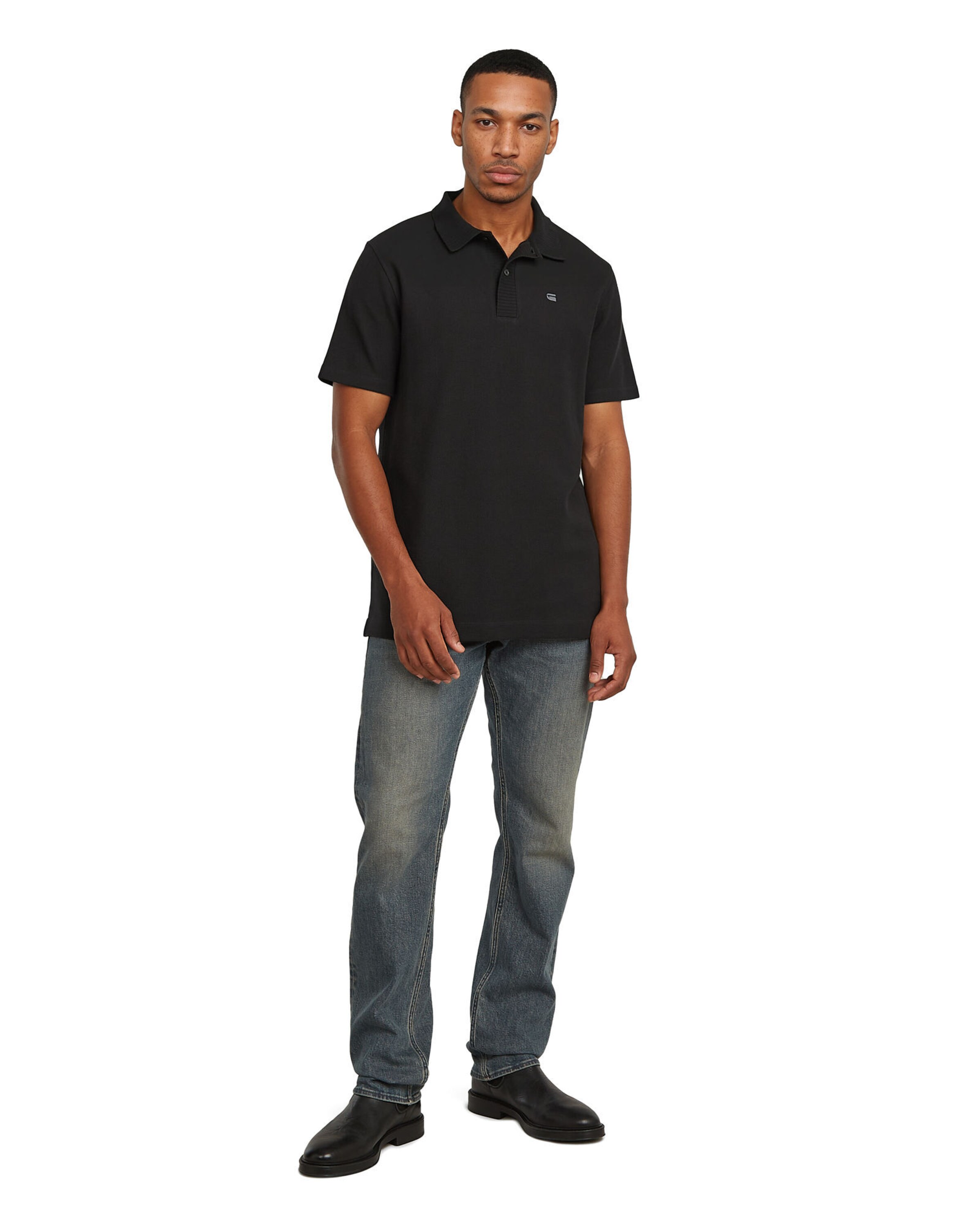 G-STAR Poloshirt in Schwarz