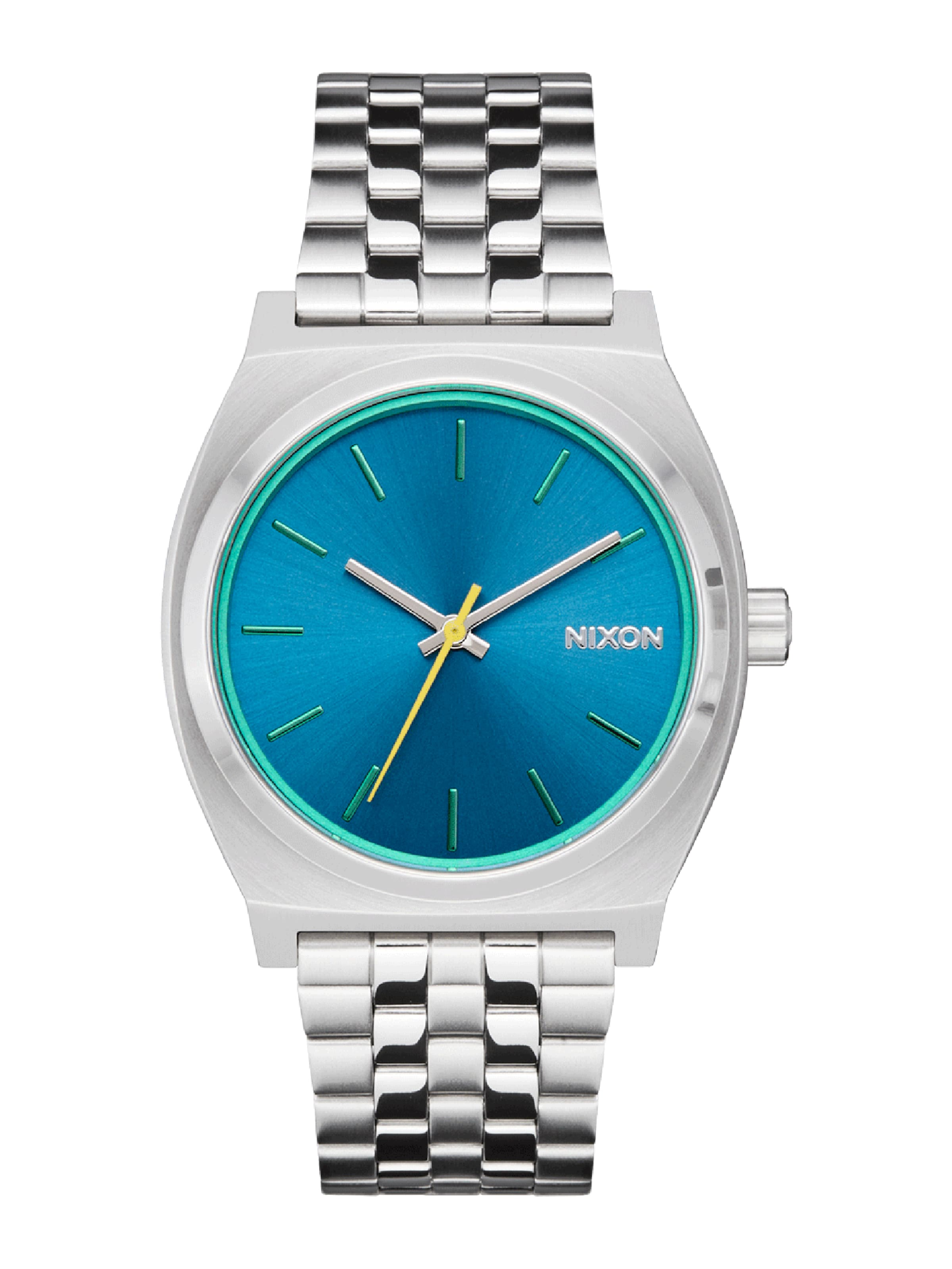 Nixon Analogové hodinky 'Time Teller' – stříbrná: přední strana