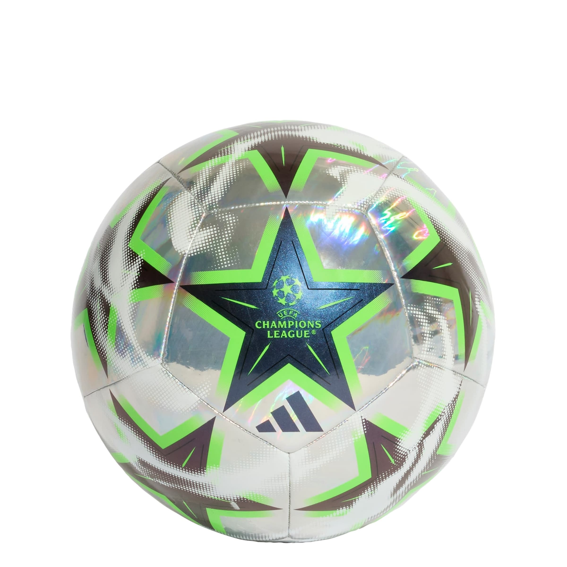 ADIDAS PERFORMANCE Míč 'UEFA Champions League 26/27' ve velikosti 3 - svítivě zelená / černá / stříbrná, Produkt
