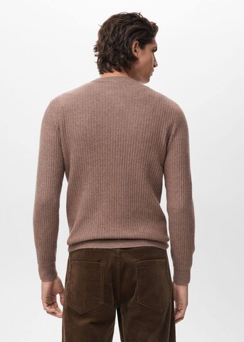 MANGO MAN Sweater 'Park' in Brown