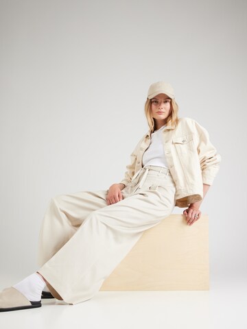 & Other Stories Wide leg Bandplooibroek in Beige