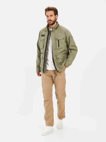 CAMEL ACTIVE Feldjacke aus reiner Baumwolle in Grün