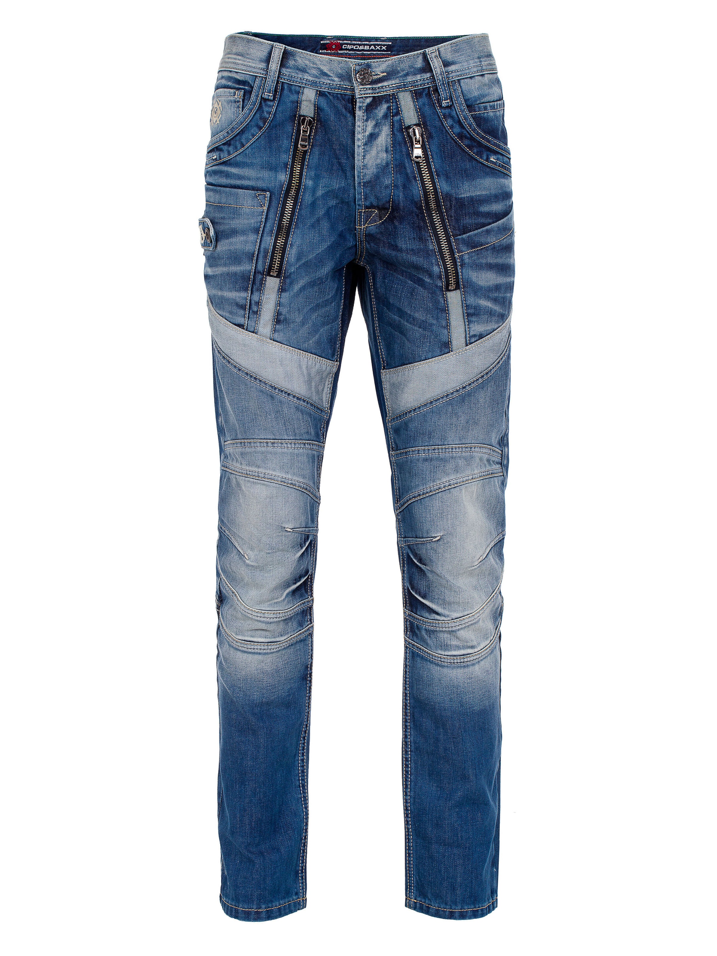 CIPO & BAXX Slim fit Jeans in Blue: front