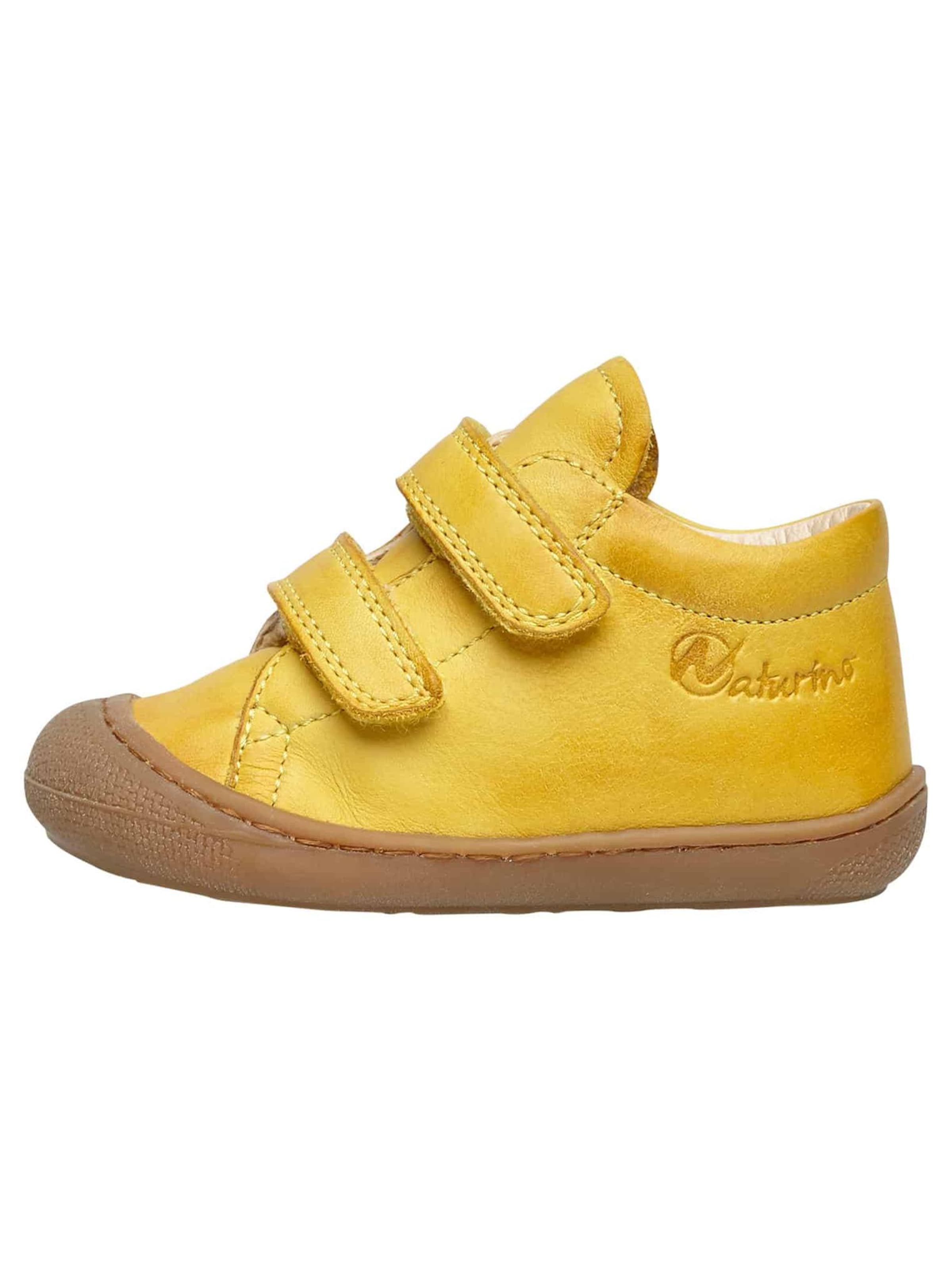 NATURINO Sneakers 'COCOON VL' in Geel: voorkant