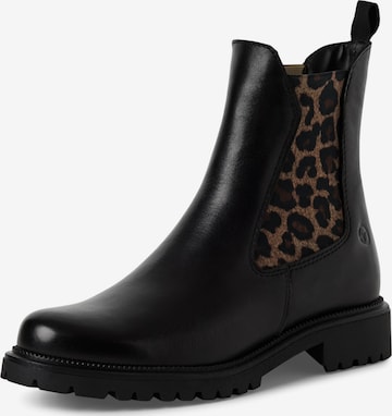 Boots chelsea di Tamaris in nero: frontale