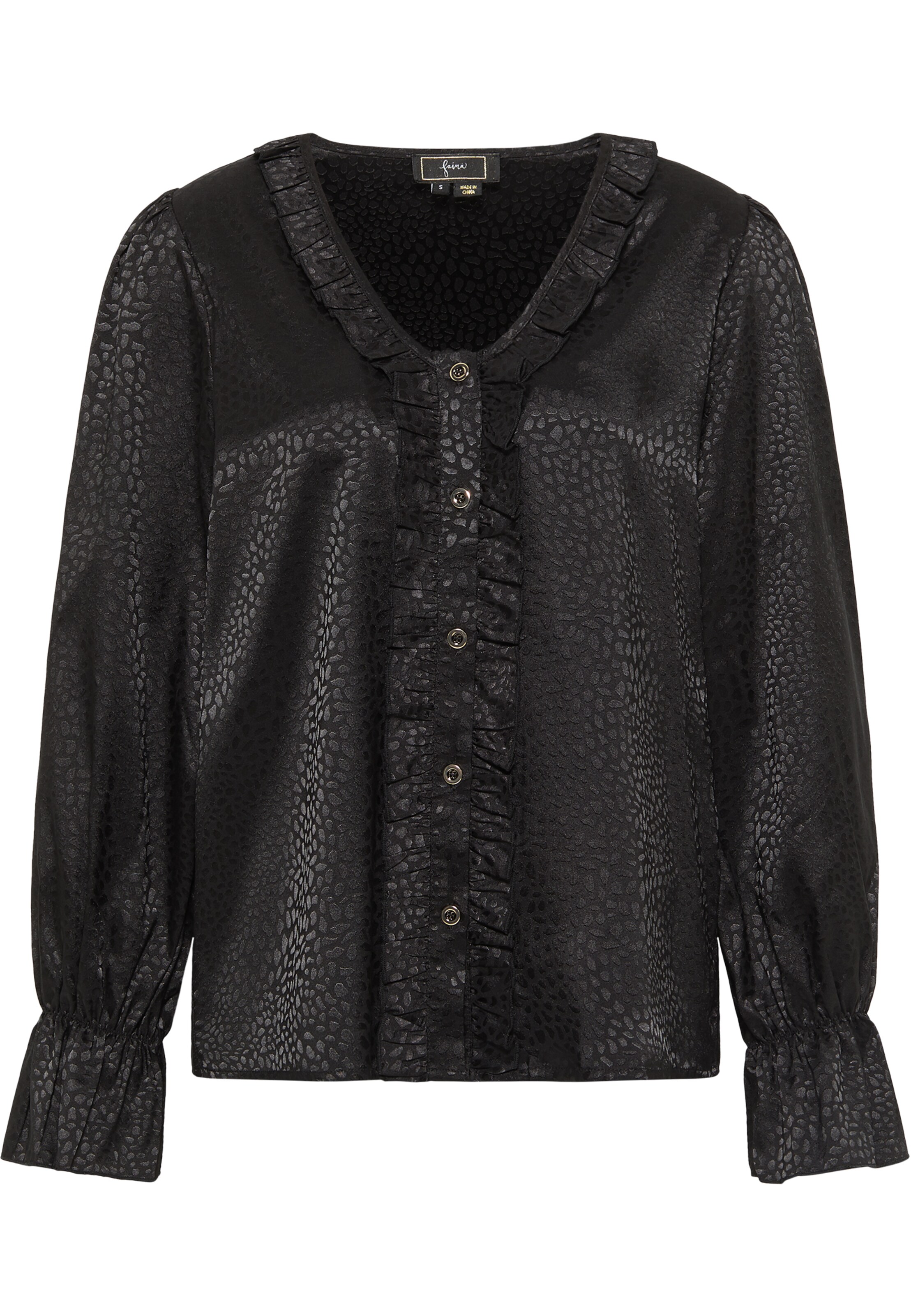 faina Pluus, värv must: eest vaates