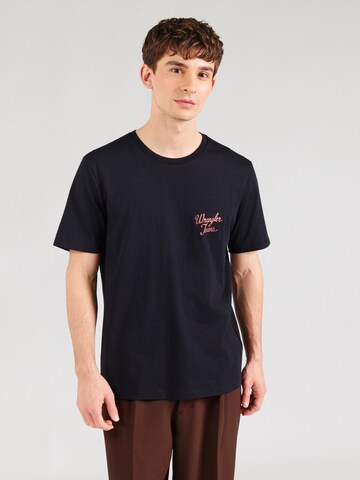 T-Shirt WRANGLER en noir : devant