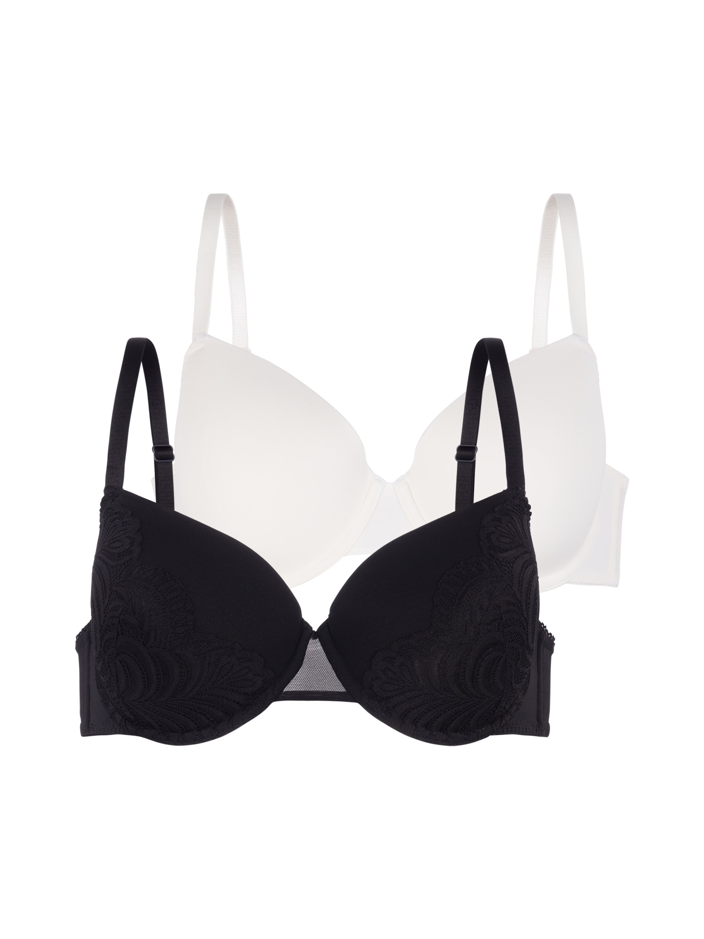 Invisible Soutien-gorge Dorina en noir : devant