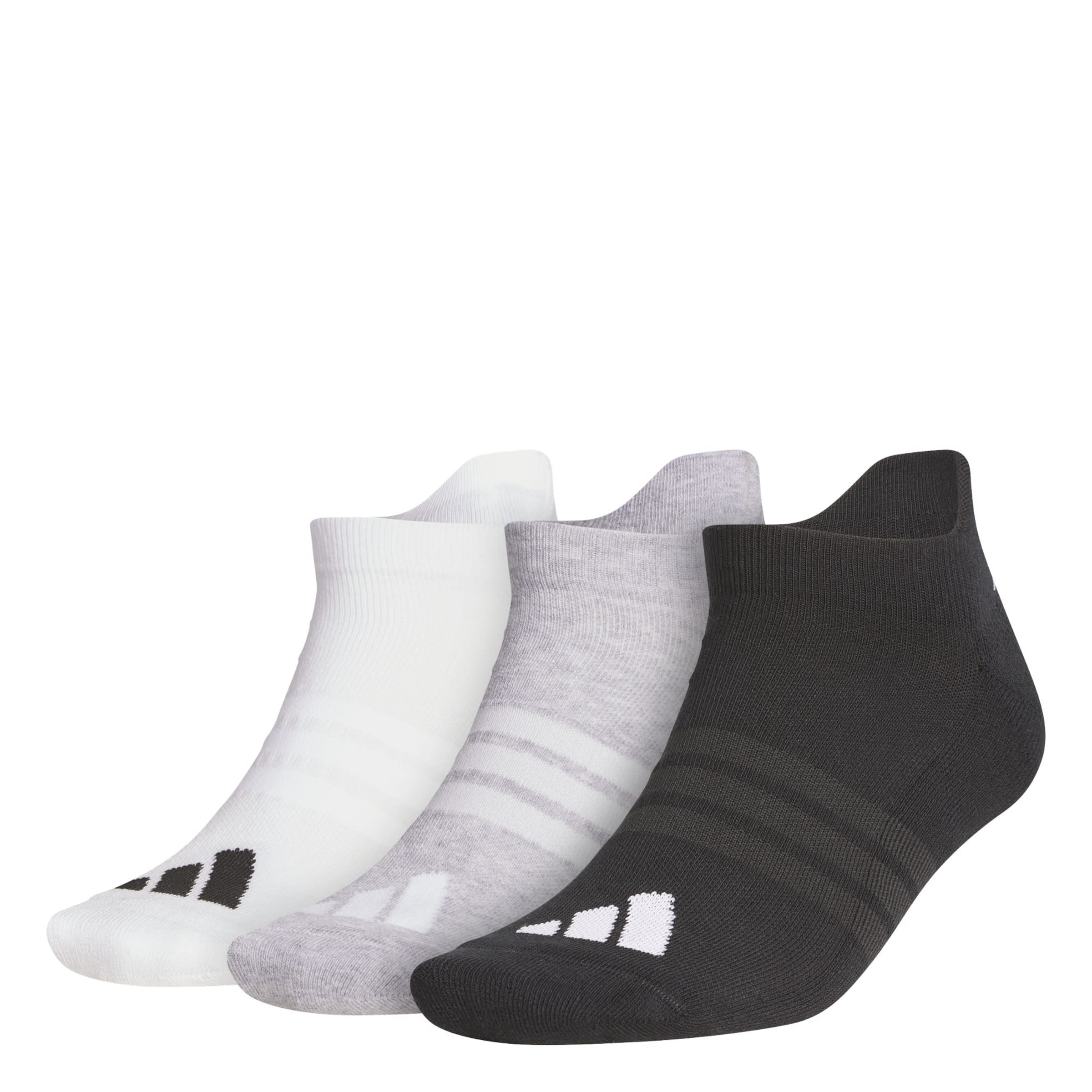 ADIDAS PERFORMANCE Sports socks in 31-33 in Mottled grey / Black / White / Off white, Item view