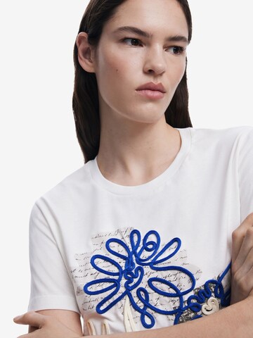 T-shirt Desigual en blanc
