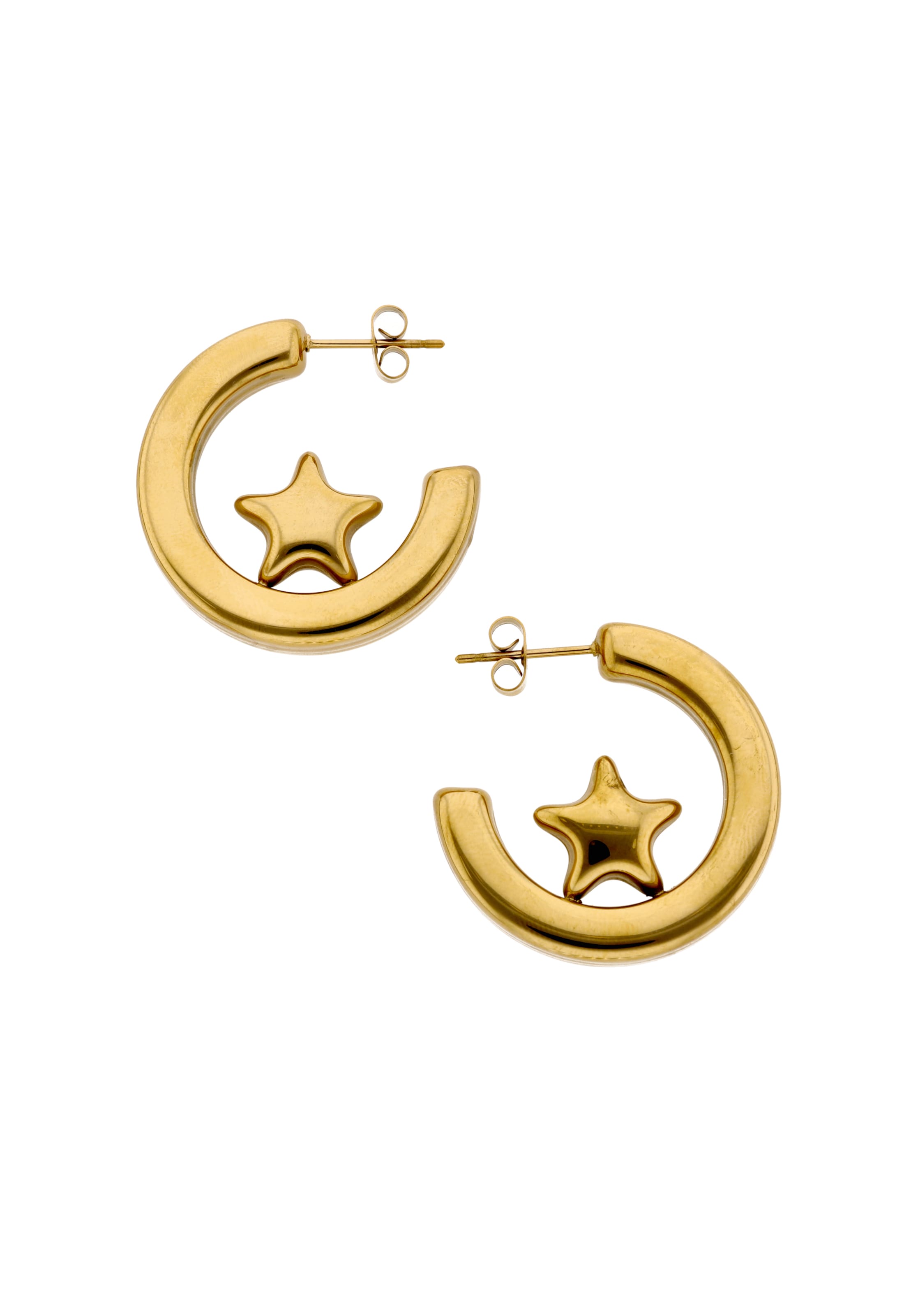 IZIA Boucles d'oreilles en or, Vue avec produit