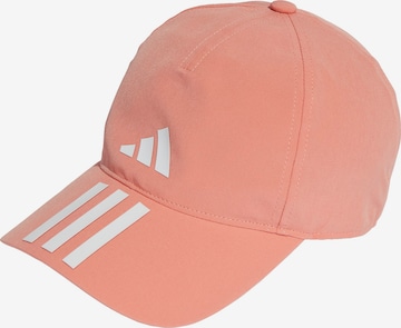 ADIDAS PERFORMANCE Athletic Cap in Red: front