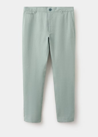 MANGO MAN Slimfit Hose 'Oyster' in Grün