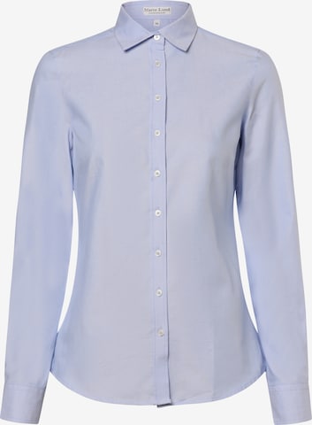 Marie Lund Blouse in Blue: front