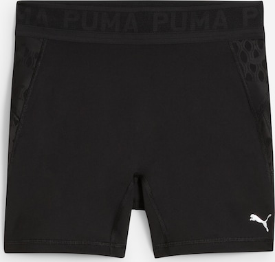 PUMA Sportske hlače u crna / bijela, Pregled proizvoda